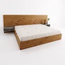 Cama Queen con cabecera ancha