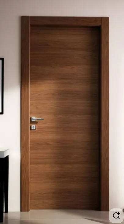 PUERTAS INTERIORES LISA                                                         Fabricacion, Montura y pintura de Puerta lisa en madera de Roble brasileño pintada con fondo y acabado al natural.  Incluye :  Marcó cubre mocheta, jambas de 7cm de ancho y 1.5 de esp. En ambos lados.