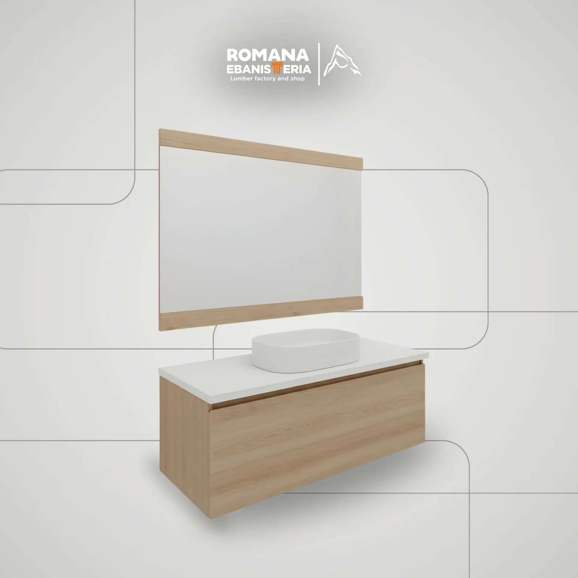 Mueble de Bano aéreo | Espejos