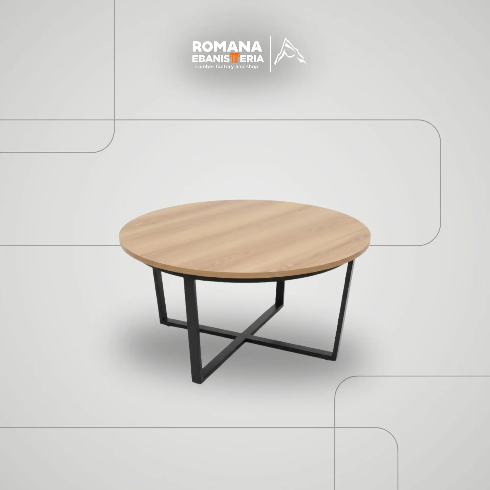 Mesa de centro | Hierro y Melamina