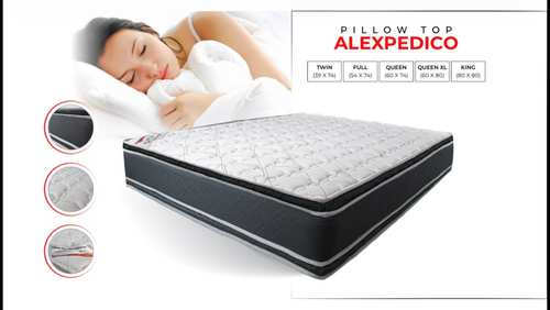 COLCHÓN PILLOW TOP ALEXPEDICO QUEEN